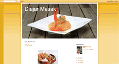 Desktop Screenshot of diajar-masak.blogspot.com