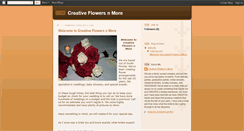 Desktop Screenshot of creativeflowersnmore.blogspot.com