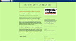 Desktop Screenshot of dgorganicgardeners.blogspot.com