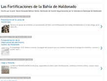 Tablet Screenshot of lasfortificacionesdemaldonado.blogspot.com