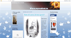 Desktop Screenshot of mynadiad1.blogspot.com