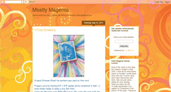 Desktop Screenshot of mostlymagenta.blogspot.com