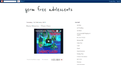 Desktop Screenshot of germ-free-adolescents.blogspot.com