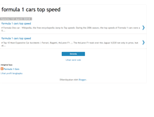 Tablet Screenshot of formula-1-cars-top-speed.blogspot.com