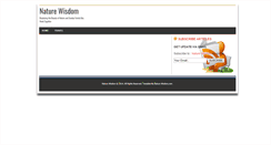 Desktop Screenshot of nature-wisdom.blogspot.com