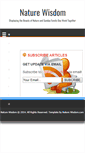 Mobile Screenshot of nature-wisdom.blogspot.com