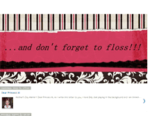 Tablet Screenshot of anddontforgettofloss.blogspot.com