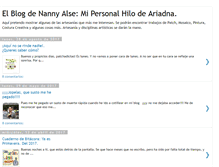 Tablet Screenshot of elhilodeariada-nanny.blogspot.com