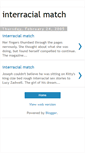 Mobile Screenshot of interracial-match.blogspot.com