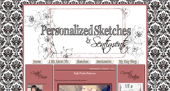 Desktop Screenshot of personalizedsketchesandsentiments.blogspot.com