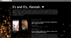 Desktop Screenshot of hellohannahmarie.blogspot.com