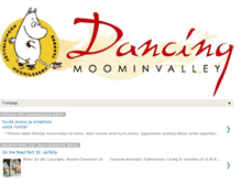Tablet Screenshot of dancingmoominvalley.blogspot.com
