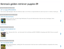 Tablet Screenshot of kerenzagoldenpuppies09.blogspot.com