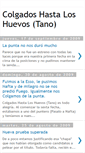 Mobile Screenshot of colgadoshastaloshuevos.blogspot.com