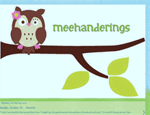 Tablet Screenshot of caitiemeehanderings.blogspot.com