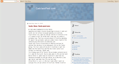 Desktop Screenshot of cadclassified.blogspot.com