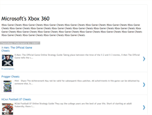 Tablet Screenshot of microsoft-xbox360-blog.blogspot.com