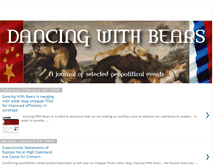 Tablet Screenshot of dancing-with-bears.blogspot.com