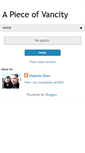 Mobile Screenshot of apieceofvancity.blogspot.com