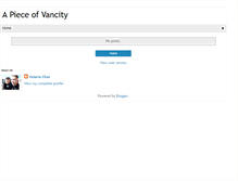 Tablet Screenshot of apieceofvancity.blogspot.com