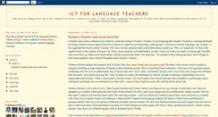 Desktop Screenshot of ictforlanguageteachers.blogspot.com