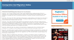 Desktop Screenshot of immigrationandmigrationonline.blogspot.com