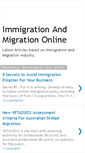 Mobile Screenshot of immigrationandmigrationonline.blogspot.com