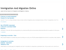 Tablet Screenshot of immigrationandmigrationonline.blogspot.com