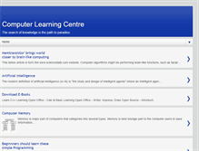 Tablet Screenshot of computerlearningcentre.blogspot.com