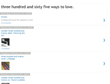 Tablet Screenshot of 365waystolove.blogspot.com