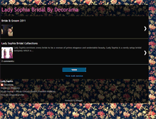 Tablet Screenshot of decorama-ladysophia.blogspot.com