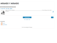 Tablet Screenshot of mirandoymirando.blogspot.com