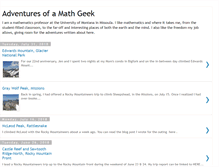 Tablet Screenshot of mathgeekadventures.blogspot.com