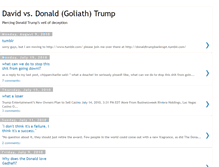 Tablet Screenshot of donald-goliath-trump.blogspot.com