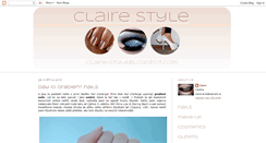 Desktop Screenshot of claire-style.blogspot.com