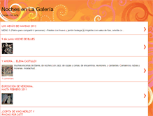 Tablet Screenshot of nochesenlagaleria.blogspot.com