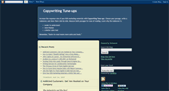 Desktop Screenshot of copywritingtuneup.blogspot.com