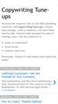 Mobile Screenshot of copywritingtuneup.blogspot.com