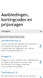 Mobile Screenshot of kortingen.blogspot.com