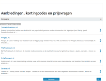 Tablet Screenshot of kortingen.blogspot.com