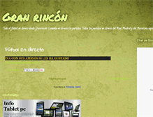 Tablet Screenshot of granrincon.blogspot.com