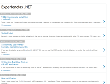 Tablet Screenshot of experienciasnet.blogspot.com