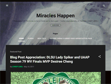 Tablet Screenshot of miracleshappen-vhudgetmegia.blogspot.com