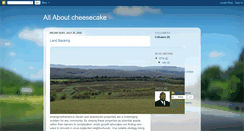 Desktop Screenshot of lovingcheesecake1.blogspot.com