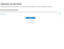 Tablet Screenshot of librariantothebarrio.blogspot.com