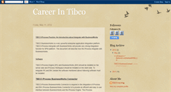 Desktop Screenshot of careerintibco.blogspot.com