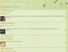 Tablet Screenshot of cruzdelsurshambala.blogspot.com