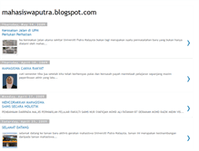 Tablet Screenshot of mahasiswaputra.blogspot.com