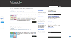 Desktop Screenshot of joellloydblog.blogspot.com