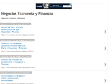 Tablet Screenshot of negocios-finanzas-economia.blogspot.com